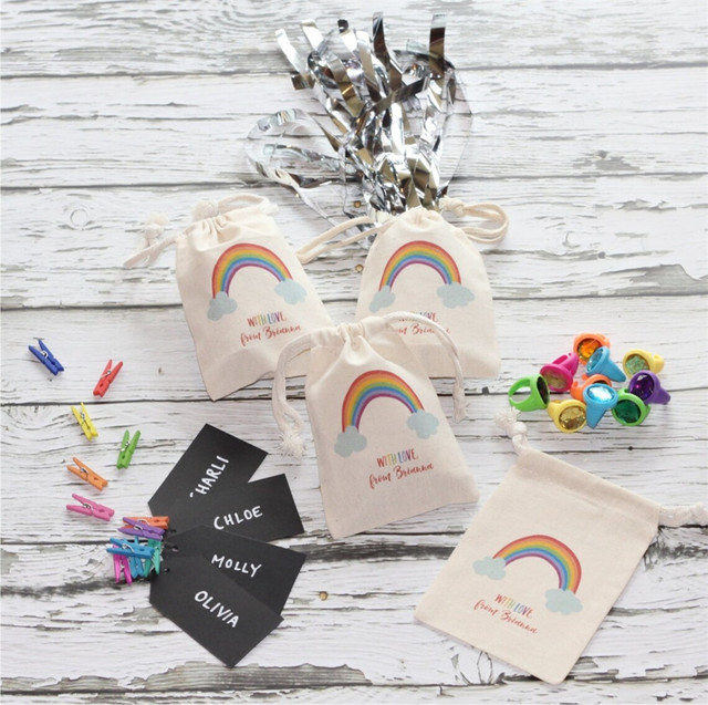 20PCS RAINBOW Favor Bags, Custom Rainbow Party Favors, Color Party, ROYGBIV  Theme, Kindergarten Party, Toddler Party Favor Bags - AliExpress